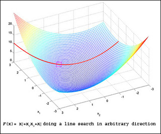 Line search graph.