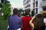 Viewing typical housing outside of Havana.