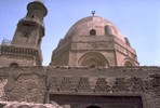 Dome and minaret of the mausoleum of Qalawun.