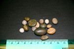 Very smooth, rounded Pebbles from Lakeshore.